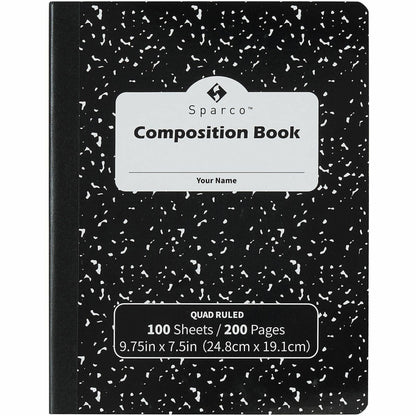 Sparco Business Source Quadrille Ruled Composition Notebook, 6/Pack, 8 Packs/Carton (SPR20957CT)