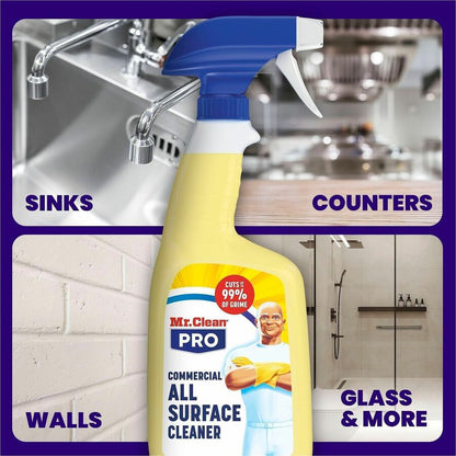 Mr. Clean PRO All-Surface Cleaner, 32 fl oz, 6/Carton (PGC25670)