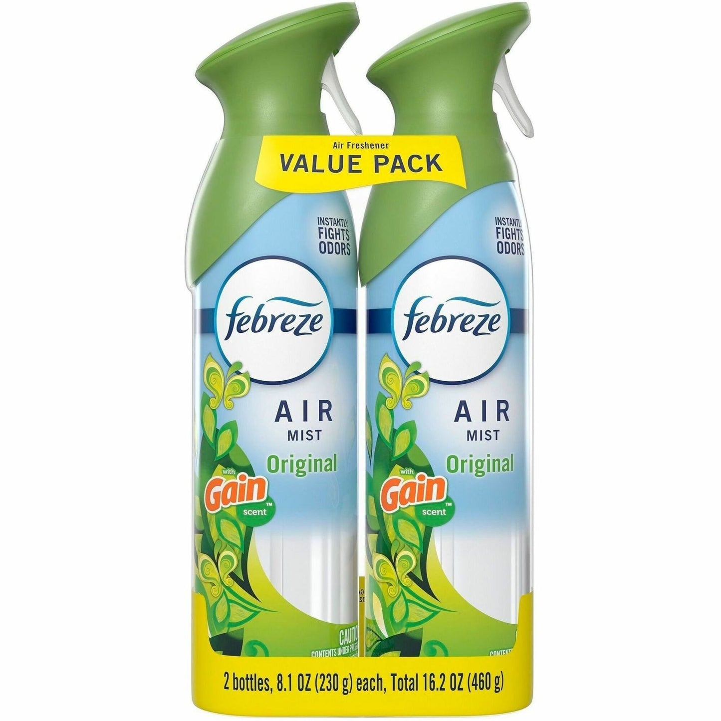 Febreze Air Mist Air Freshener Spray, 8.1 fl oz, Gain Original, 2/Pack, 3/Carton (PGC20415)
