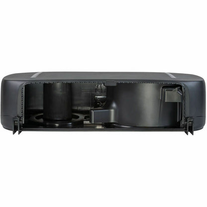 San Jamar Timeless Twin-Roll Bathroom Tissue Dispenser, Roll Dispenser, 2 x Roll, 20" x 11.6" x 4.8", Plastic, Black (SJMR4200BK)