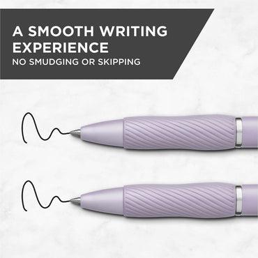 Sharpie S-Gel Pens, Black Ink, 0.7 mm Pen Point, Gel-based, Icy Violet Barrel, 12/Dozen (SAN2234774)