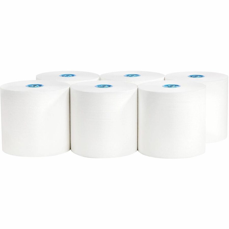 Cascades Signature Roll Paper Towels for Tandem, 1 Ply, 7.50" x 1000', 8" Rol, 1 7/8" Core, White, 6/Carton (CSDT117)