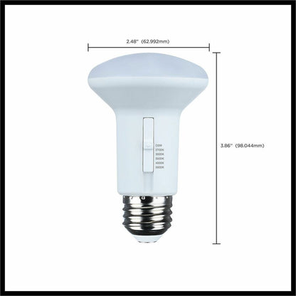 Satco LED R20 Reflector Bulbs, 5.80 W, 50 W Incandescent Equivalent Wattage (SDNS11782)
