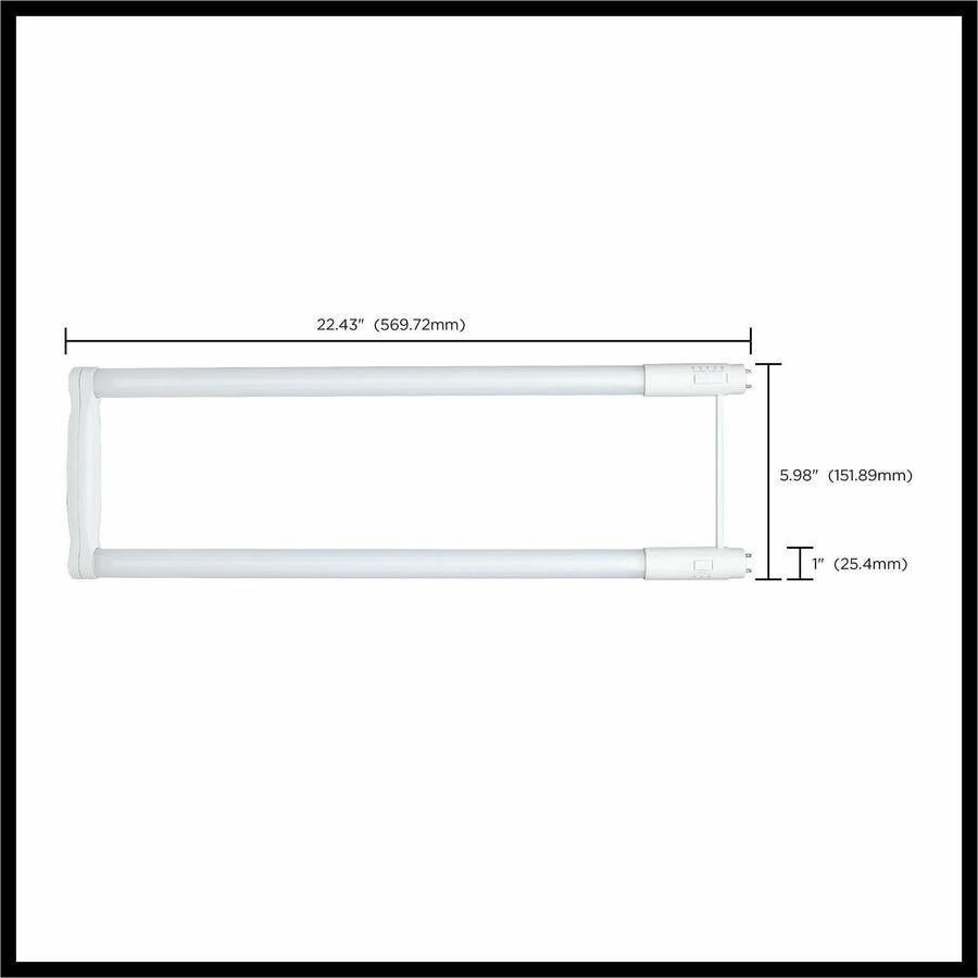Satco LED Filament U-Bend Bulb, 12/Carton (SDNS18413)