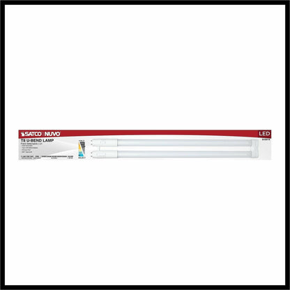 Satco LED Filament U-Bend Bulb, 15 W, 50 W Incandescent Equivalent Wattage, 12/Carton (SDNS18414)