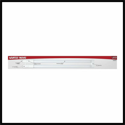 Satco LED Filament U-Bend Bulb, 15 W, 50 W Incandescent Equivalent Wattage, 12/Carton (SDNS18414)