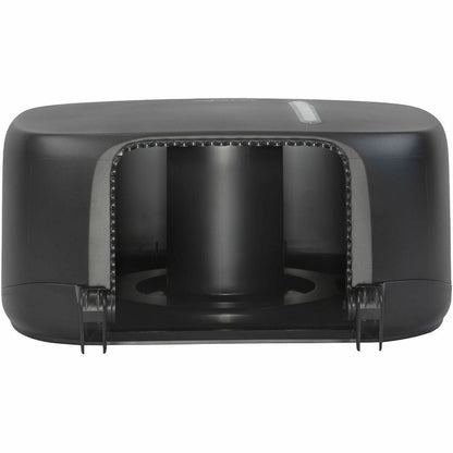 San Jamar Timeless Single JBT Tissue Dispenser, 11.2" x 10.7" x 4.8", Plastic, Black (SJMR2200BK)
