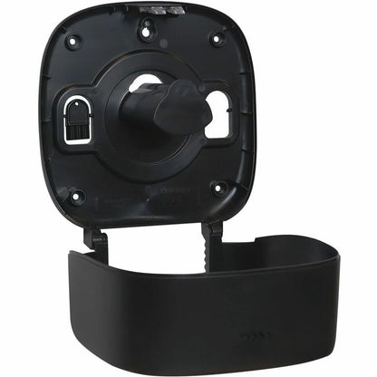 San Jamar Timeless Single JBT Tissue Dispenser, 11.2" x 10.7" x 4.8", Plastic, Black (SJMR2200BK)