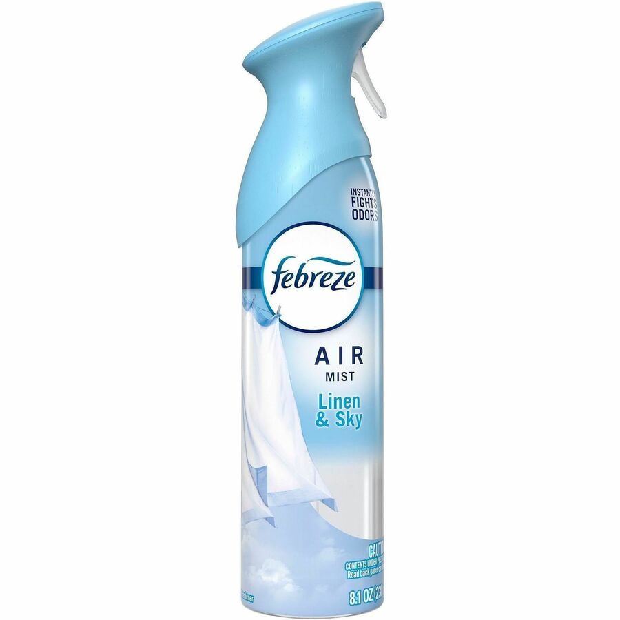 Febreze Air Mist Air Freshener Spray, 8.1 fl oz, Linen & Sky, 6/Carton (PGC19938CT)