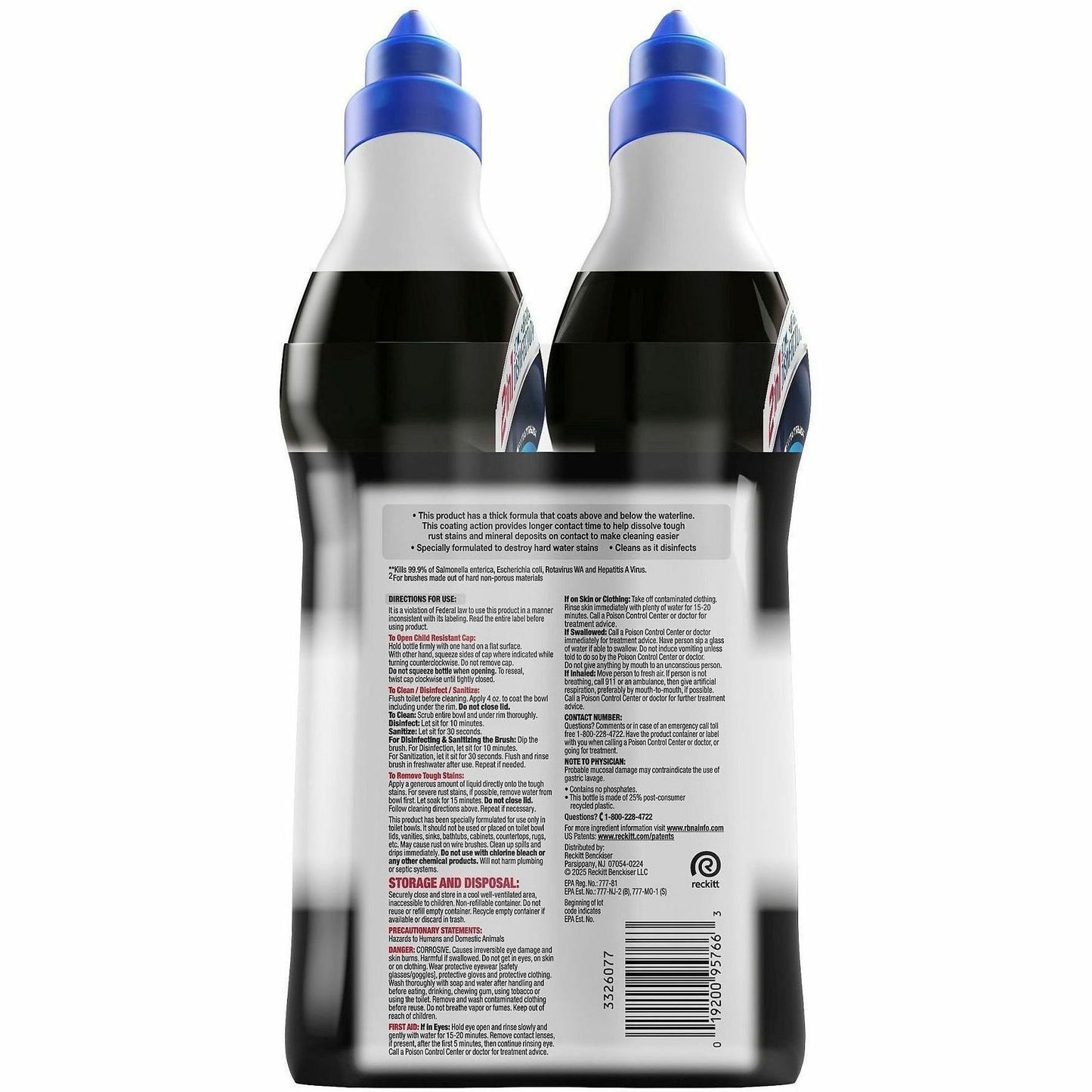 Lysol Toilet Bowl Cleaner, 24 fl oz, 4/Carton (RAC95766)