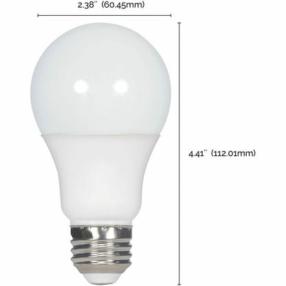 Satco A19 LED Non-Dimmable Bulbs, 100/Carton (SDNS11413)
