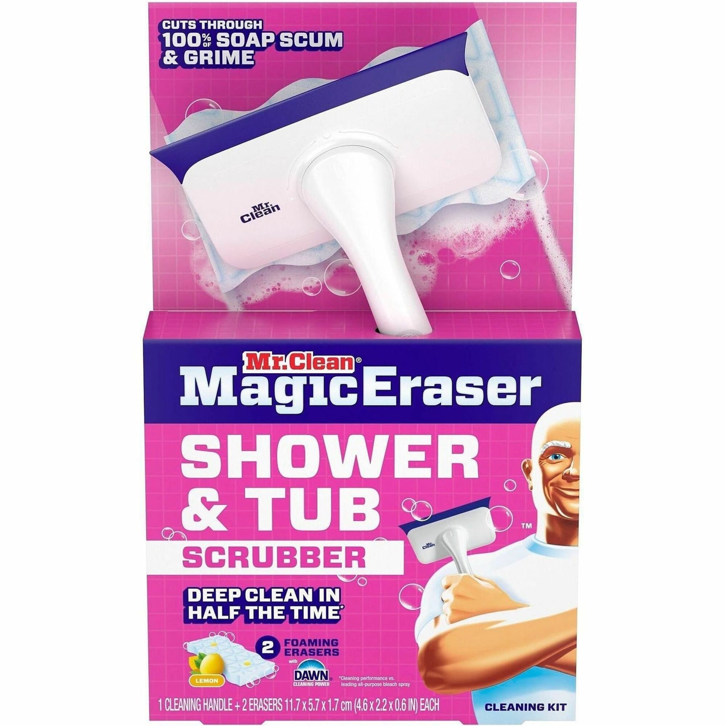 Mr. Clean Shower and Tub Scrubber, 8/Carton (PGC22145)