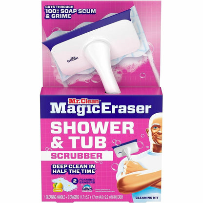 Mr. Clean Shower and Tub Scrubber, 8/Carton (PGC22145)