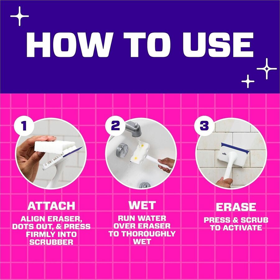 Mr. Clean Shower and Tub Scrubber, 8/Carton (PGC22145)