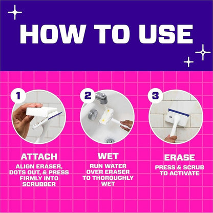 Mr. Clean Shower and Tub Scrubber, 8/Carton (PGC22145)