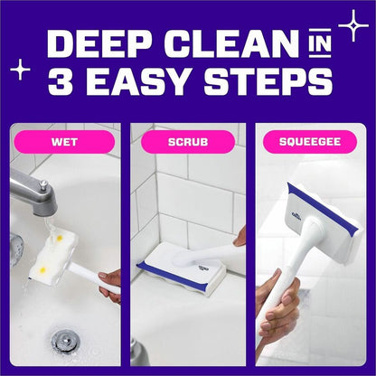 Mr. Clean Shower and Tub Scrubber, 8/Carton (PGC22145)