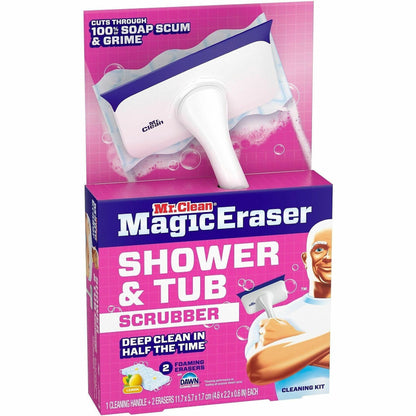 Mr. Clean Shower and Tub Scrubber, 8/Carton (PGC22145)