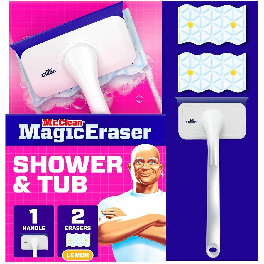 Mr. Clean Shower and Tub Scrubber, 8/Carton (PGC22145)