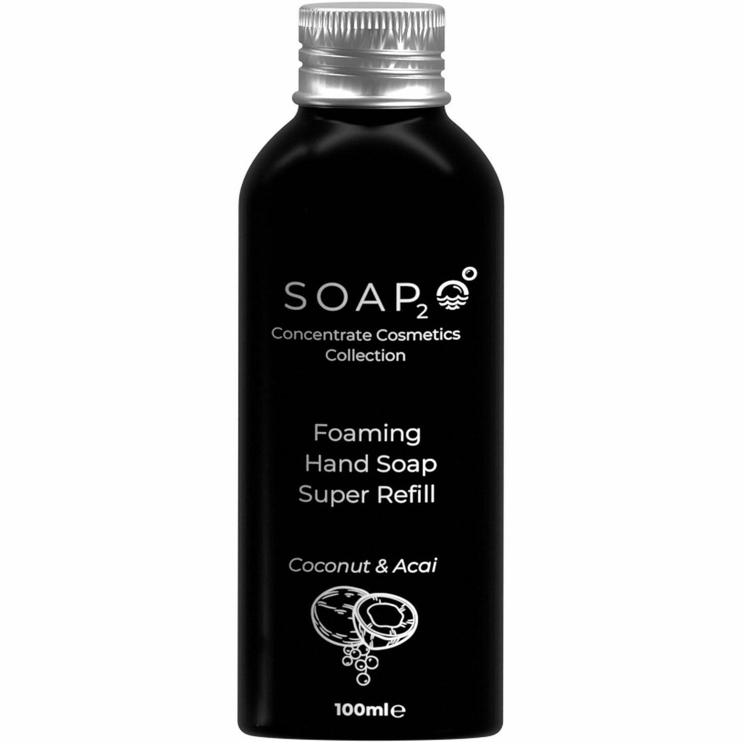 SOAP2O Coconut Hand Soap, Coconut Scent, 3.38 fl oz, 4/Box (SOAS2OAB100)