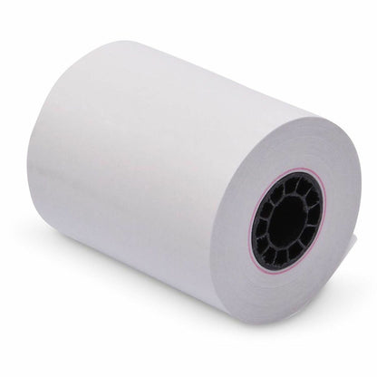 Business Source Thermal Printing Paper Rolls, 80 Feet, 2.25" Width, White, 50/Carton (BSN01009)