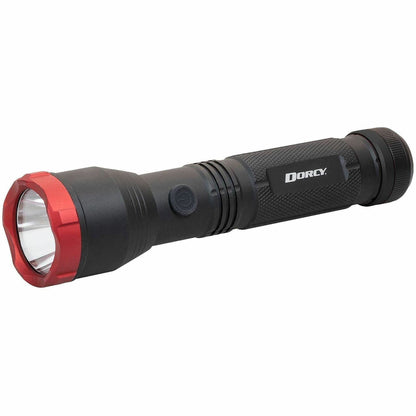 Dorcy Ultra HD Series Flashlight, LED, 800 lm Lumen, 4 x AA, Black, Red  (DCY414331)