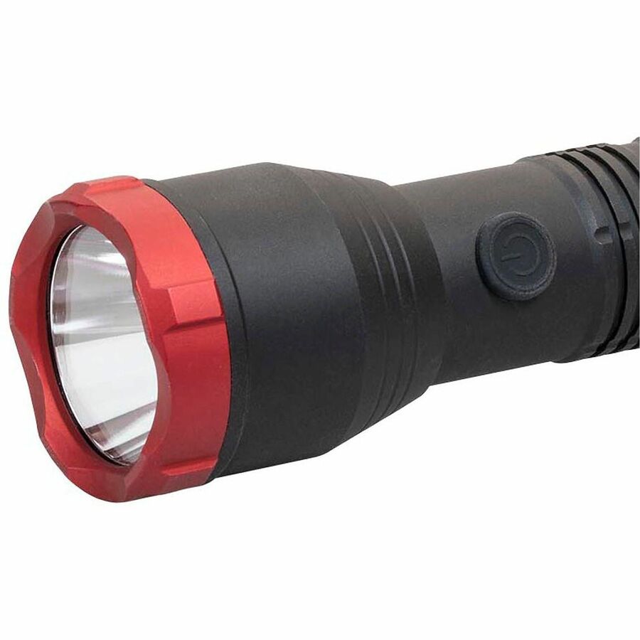 Dorcy Ultra HD Series Flashlight, LED, 800 lm Lumen, 4 x AA, Black, Red  (DCY414331)