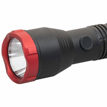 Dorcy Ultra HD Series Flashlight, LED, 800 lm Lumen, 4 x AA, Black, Red  (DCY414331)