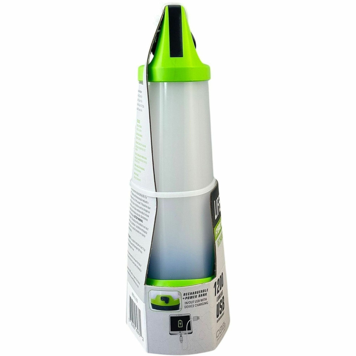 Life+Gear Hybrid USB-Rechargeable Lantern, LED, 1600 lm Lumen (DCY413976)
