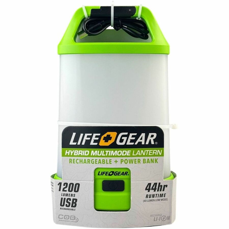 Life+Gear Hybrid USB-Rechargeable Lantern, LED, 1600 lm Lumen (DCY413976)
