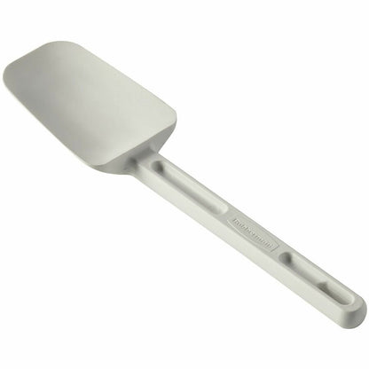 Rubbermaid Commercial 9-1/2" Spoon-shaped Spatula, Clear, 1 Piece(s), Breakroom, Food, Dishwasher Safe (RCP1933WHT)