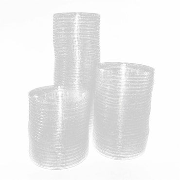 Genuine Joe Lids for Paper Cold Cups, Clear, 100/Pack, 10 Packs/Carton (GJO00317)