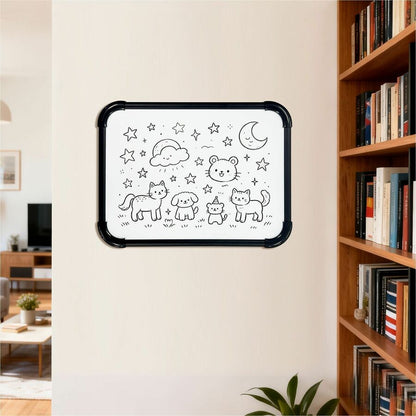 Lorell Magnetic Dry-Erase Board, 14" (1.2 ft) x 11" (0.9 ft) Height (LLR75623)