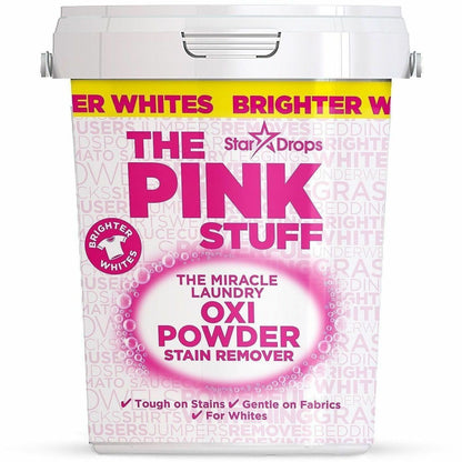 The Pink Stuff Laundry Oxi Powder Stain Remover, 35.20 oz, Fresh, Clean Scent, 6/Carton (RST20162)