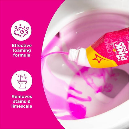The Pink Stuff Toilet Cleaner Gel, 25.4 fl oz, Fruity Scent, 12/Carton (RST20681)