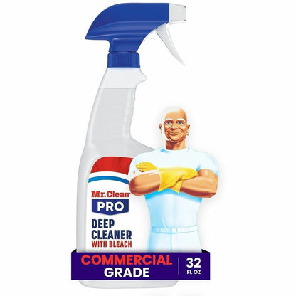 Mr. Clean Deep Cleaner with Bleach, 32 fl oz Spray Bottle, 6/Carton (PGC25677)