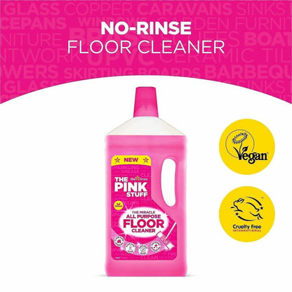The Pink Stuff All-Purpose Floor Cleaner, 33.8 fl oz, Fruity Scent, 6/Carton (RST823785)