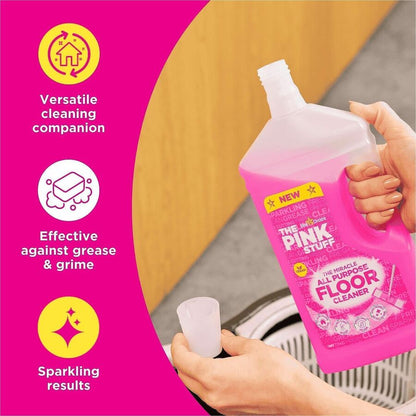 The Pink Stuff All-Purpose Floor Cleaner, 33.8 fl oz, Fruity Scent, 6/Carton (RST823785)