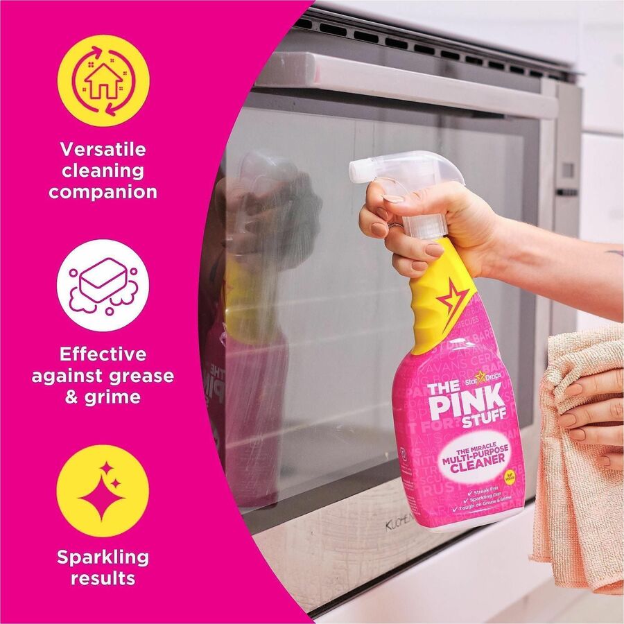 The Pink Stuff Multi-Purpose Cleaner, 25.4 fl oz, Fruity Scent, 10/Carton (RST82382)