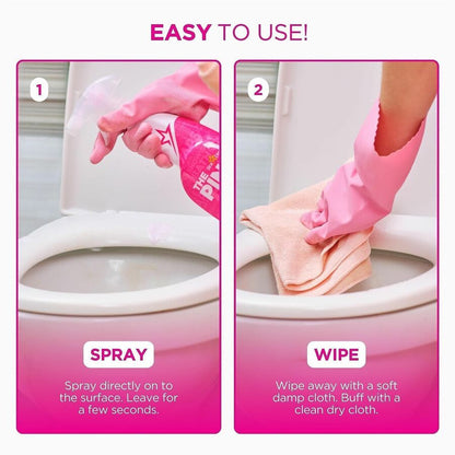 The Pink Stuff Bathroom Foam Cleaner, 25.4 fl oz, Fruity Scent, 10/Carton (RST82383)