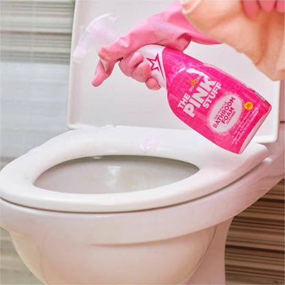 The Pink Stuff Bathroom Foam Cleaner, 25.4 fl oz, Fruity Scent, 10/Carton (RST82383)