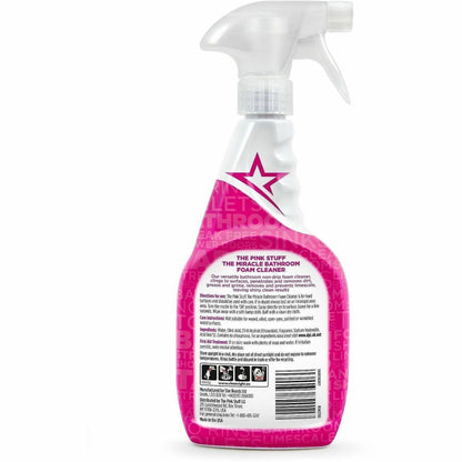 The Pink Stuff Bathroom Foam Cleaner, 25.4 fl oz, Fruity Scent, 10/Carton (RST82383)
