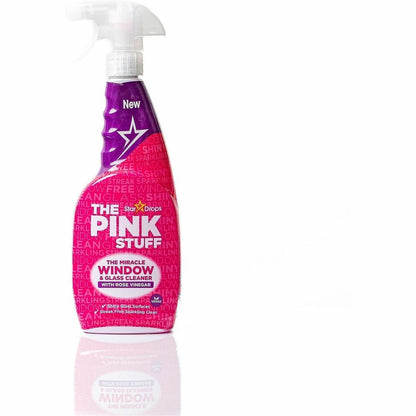The Pink Stuff Window Cleaner with Rose Vinegar, 25.4 fl oz, Fresh, Fruity Scent, 10/Carton (RST82384)