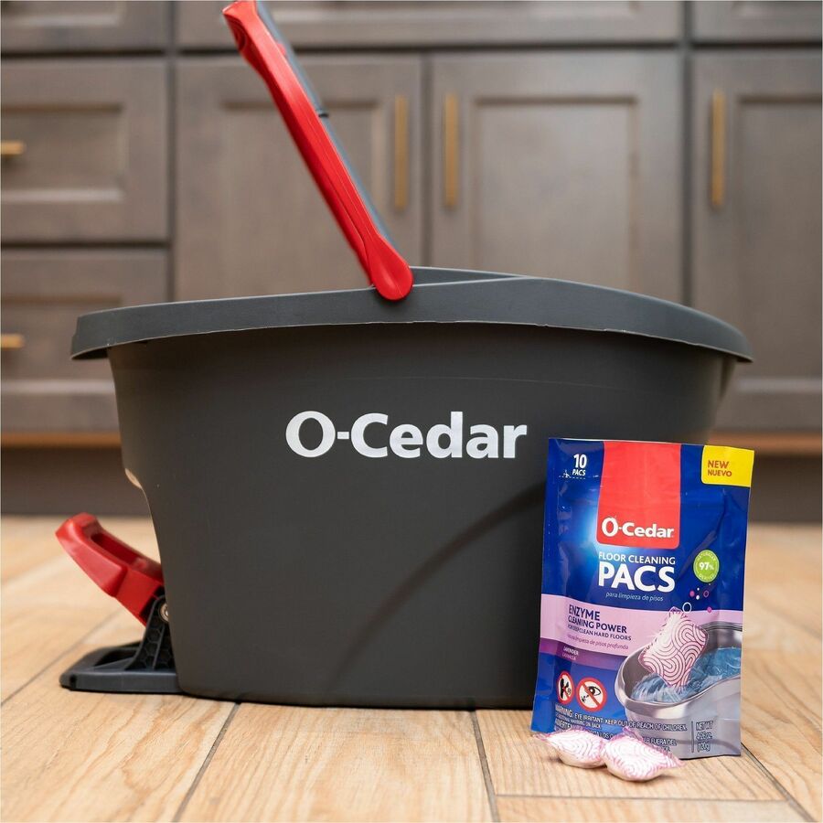 O-Cedar PACS Hard Floor Cleaner, 10/Pack (FHP179054PK)