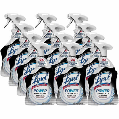 Lysol Power Limescale Remover, 32 fl oz, Atlantic Fresh Scent, 12/Carton (RAC95816CT)