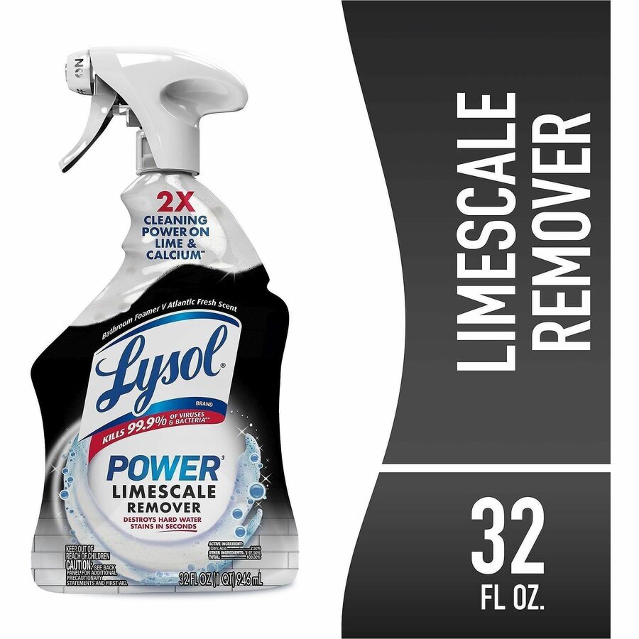 Lysol Power Limescale Remover, 32 fl oz, Atlantic Fresh Scent, 12/Carton (RAC95816CT)