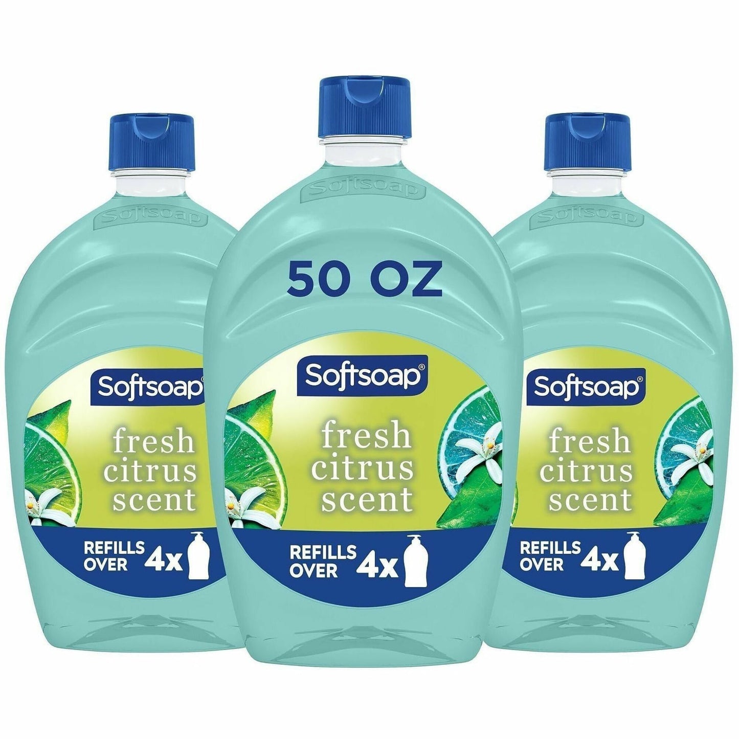 Softsoap Liquid Hand Soap, Fresh Citrus Scent, 1.56 quart, 3/Carton (CPC61048193CT)