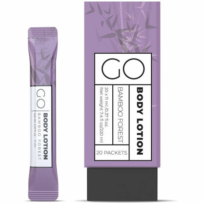 Go Essentials Travel-Size Body Lotion Packets, Lotion, 0.37 fl oz, Lavender, 20/Pack (GMHBL20)
