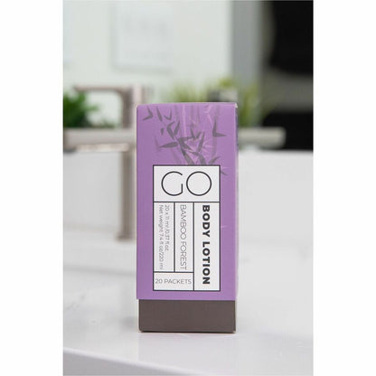 Go Essentials Travel-Size Body Lotion Packets, Lotion, 0.37 fl oz, Lavender, 20/Pack (GMHBL20)