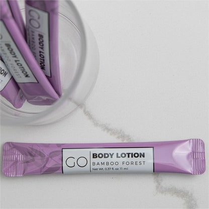 Go Essentials Travel-Size Body Lotion Packets, Lotion, 0.37 fl oz, Lavender, 250/Pack (GMHBL250)