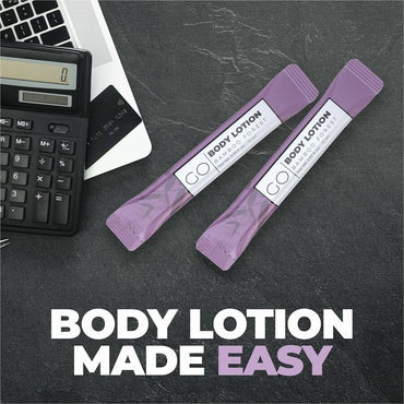 Go Essentials Travel-Size Body Lotion Packets, Lotion, 0.37 fl oz, Lavender, 250/Pack (GMHBL250)